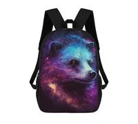sinyumoney Cosmic Bear Art Print Mochila Escolar Informal Para El Día A Día, Para La Escuela, El Trabajo Y Los Viajes Para Hombres, Mujeres Y Adolescentes. 17inch