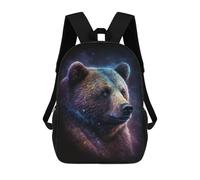 sinyumoney Cosmic Bear Portrait Art Print Mochilas Infantiles Mochila Escolar Impresa En 3D Para Niños Mochilas De Viaje Bolsas Para Libros Para Niños 17inch Mochila Escolar