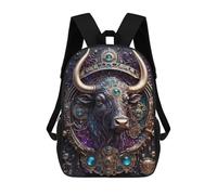 sinyumoney Cosmic Bull Engine Mochila Escolar Mochila De Papelería De Moda Mochila Impermeable Mochilas Informales Para El Día A Día - Perfecta Para Viajes, Trabajo Y Uso Diario 17inch