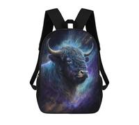 sinyumoney Cosmic Bull Painting-1 Mochila Escolar Resistente Al Agua, Mochila De Viaje, Bolsa Para Computadora - Perfecta Para Viajes, Trabajo Y Uso Diario 17inch