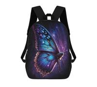 sinyumoney Cosmic Butterfly Art Print-2 Mochila Escolar Resistente Al Agua Para Ordenador Portátil Para La Escuela/trabajo/viajes 17inch