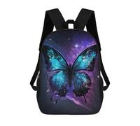 sinyumoney Cosmic Butterfly Art Print-3 Mochilas Escolares, Mochilas Para Portátil, Mochilas Para Camping, Aventuras Al Aire Libre Y Viajes Diarios 17inch