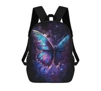 sinyumoney Cosmic Butterfly Art Print-6 Mochila Escolar Impresa En 3D 17inch Mochila Escolar Infantil Mochilas De Viaje Mochila Informal De Moda Para Niños Y Estudiantes