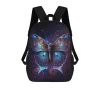 sinyumoney Cosmic Butterfly Art Print-7 Mochila Escolar Infantil De 17 Pulgadas, Impresa En 3D, Estilo Casual, Para Niños, Ideal Para Viajes, Como Mochila Escolar O Para Llevar Libros.