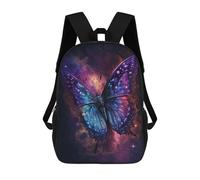 sinyumoney Cosmic Butterfly Wall Art Mochila Escolar Infantil Impresa En 3D 17inch Mochilas De Moda Para Niños De Primaria Y Secundaria