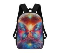 sinyumoney Cosmic Butterfly Watercolor Painting Mochila Ligera Informal Para El Día A Día, Mochila Escolar Para Adolescentes, Chicas, Chicos, Mujeres Y Hombres 17inch