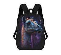 sinyumoney Cosmic Camel Portrait-1 Mochilas Infantiles Impresas En 3D De 17 Pulgadas. Mochila Escolar Informal Impresa En 3D Para Niños De Primaria Y Secundaria.