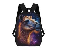 sinyumoney Cosmic Camel Portrait-4 Mochila Escolar Para Secundaria Y Preparatoria. Mochila Informal Para Adolescentes, Chicas, Chicos, Mujeres Y Hombres. 17inch