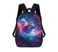 sinyumoney Cosmic Canine Adventure-1 Mochila Escolar De 17 Pulgadas Impresa En 3D Mochilas Infantiles Mochila Genial Impresa En 3D Para Niños De Primaria Y Secundaria