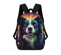 sinyumoney Cosmic Canine Canvas Print-1 17inch Mochilas Escolares Impresas En 3D, Mochilas Escolares De Moda Para Niños De Primaria Y Secundaria
