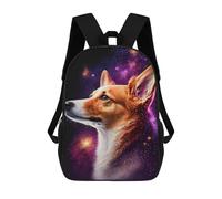 sinyumoney Cosmic Canine Portrait 17inch Mochila Escolar Impresa En 3D Para Niños, Mochila Escolar Informal De Moda, Mochilas De Viaje Para Niños Y Estudiantes.