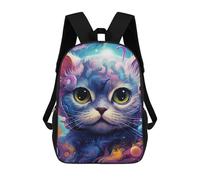 sinyumoney Cosmic Cat Dreamscape-6 Mochila Escolar Impresa En 3D Para Niños, Mochila Escolar, Mochilas De Viaje, Bolso Informal De Moda Para Niños Y Estudiantes 17inch