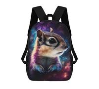 sinyumoney Cosmic Chipmunk Adventure Mochilas Infantiles Mochila Escolar Impresa En 3D Para Niños Mochilas De Viaje Bolsas Para Libros Para Niños 17inch Mochila Escolar