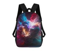 sinyumoney Cosmic Color Burst Mochila Infantil, Mochila Escolar Impresa En 3D, Mochila Para Niños Y Niñas, Mochila Escolar Ajustable Para La Escuela Primaria 17inch