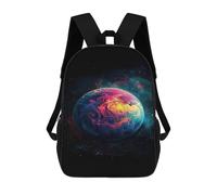 sinyumoney Cosmic Color Swirl Sphere Mochila Escolar Impresa En 3D 17inch Mochilas De Moda Para Niños, Mochilas Escolares Para Niños De Primaria Y Secundaria
