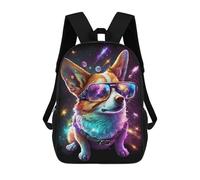 sinyumoney Cosmic Corgi Sunglasses-1 17inch Mochilas Escolares Impresas En 3D, Mochilas Escolares De Moda Para Niños De Primaria Y Secundaria