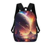 sinyumoney Cosmic Cove Fantasy Mochila Escolar Para Niños Con Impresión 3D, Mochila Moderna Para Niños Y Niñas, Mochila Informal Para Estudiantes. 17inch