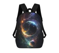 sinyumoney Cosmic Dance of Planets Mochila Escolar Infantil De Moda Informal Mochilas Infantiles Impresas En 3D Mochila Grande Para Niño 17inch