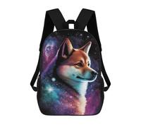 sinyumoney Cosmic Dog Portrait Print Mochila Escolar Infantil De 17 Pulgadas Con Estampado 3D De Películas De Anime Para Niños, Mochila De Viaje, Mochila Escolar Infantil