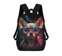 sinyumoney Cosmic Dog Sunglasses Art 17inch Mochilas Escolares Impresas En 3D, Mochilas Escolares De Moda Para Niños De Primaria Y Secundaria
