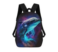 sinyumoney Cosmic Dolphin Art Print-7 Mochila Grande Para Portátil Resistente Al Agua Para La Escuela - Perfecta Para Viajes, Trabajo Y Uso Diario 17inch