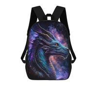 sinyumoney Cosmic Dragon Art Print-14 17inch Mochila Escolar Impresa En 3D Para Niños, Mochila Escolar Informal De Moda, Mochilas De Viaje Para Niños Y Estudiantes.