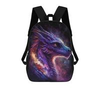 sinyumoney Cosmic Dragon Art Print-16 Mochila Escolar Informal Para El Día A Día, Ideal Para Viajes, Trabajo Y Uso Diario 17inch