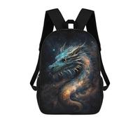 sinyumoney Cosmic Dragon Art Print-5 Mochilas Escolares, De Viaje Y Universitarias Para Hombres, Mujeres Y Adolescentes 17inch