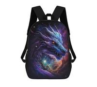 sinyumoney Cosmic Dragon Art Print-6 Mochilas Para Niños 17inch Mochila Escolar Mochila Escolar Impresa En 3D Para Niños De Primaria Y Secundaria
