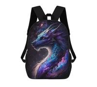sinyumoney Cosmic Dragon Art Print-8 Mochilas Escolares Mochila Escolar Ligera Mochila De Día Mochila Escolar Para La Universidad Para Niños/Niñas/Adolescentes 17inch