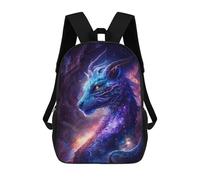 sinyumoney Cosmic Dragon Art Print-9 Mochila Escolar Infantil De 17 Pulgadas, Mochila Escolar Impresa En 3D Para Niños De Primaria Y Secundaria
