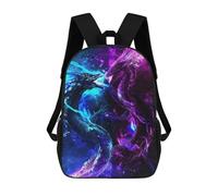 sinyumoney Cosmic Dragon Battle Mochila Escolar Mochila Para Niñas Y Niños Mochilas De Gran Capacidad Mochilas Ligeras Para Niños Y Estudiantes 17inch