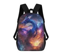 sinyumoney Cosmic Dragon Mochila Escolar Para Niños Mochila Escolar Impresa En 3D Mochila Escolar De Moda Para Niños De Primaria Y Secundaria 17inch