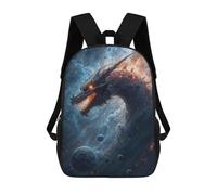 sinyumoney Cosmic Dragon Mochila Escolar Resistente Al Agua, Mochila De Viaje, Bolsa Para Computadora Para Campus, Viajes Al Aire Libre, Deportes 17inch