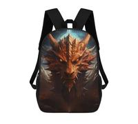 sinyumoney Cosmic Dragon Mochila Ligera Informal Para El Día A Día, Mochila Escolar Para El Campus, Actividades Al Aire Libre, Viajes Y Deportes 17inch