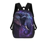 sinyumoney Cosmic Elephant Art Print-4 Mochila Escolar Resistente Al Agua Para Ordenador Portátil Para La Escuela/trabajo/viajes 17inch