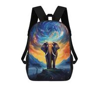 sinyumoney Cosmic Elephant Mochila Escolar Impermeable Para Ordenador Portátil Para Adolescentes, Chicas, Chicos, Mujeres Y Hombres 17inch