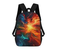 sinyumoney Cosmic Energy Burst Mochila Escolar Infantil Impresa En 3D 17inch Mochilas De Moda Para Niños De Primaria Y Secundaria