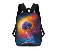 sinyumoney Cosmic Eye Nebula Mochila Escolar De 17 Pulgadas Impresa En 3D Mochilas Infantiles Mochila Genial Impresa En 3D Para Niños De Primaria Y Secundaria