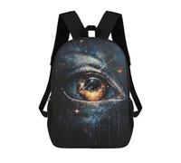 sinyumoney Cosmic Eye Painting Artwork-1 Mochila Escolar De Moda, Mochila Para Material Escolar, Mochila Impermeable Informal Para Acampar, Aventuras Al Aire Libre Y Viajes Diarios 17inch