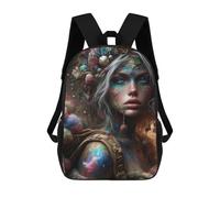 sinyumoney Cosmic Fairy Portrait Mochila Escolar Resistente Al Agua, Mochila De Viaje, Bolsa Para Computadora Para La Escuela/trabajo/viajes 17inch