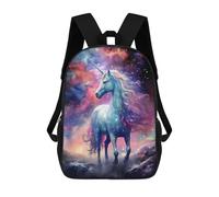 sinyumoney Cosmic Fantasy Unicorn Mochila Escolar, Mochila Informal, Mochila De Día, Mochila Escolar, De Trabajo, De Viaje Para Niñas, Adolescentes 17inch