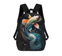 sinyumoney Cosmic Fish Dance Mochila Escolar Infantil Impresa En 3D Para Niños, Mochilas De Viaje, Bolsas Para Libros, Mochila Escolar Infantil 17inch