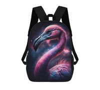 sinyumoney Cosmic Flamingo Art Print Mochilas Infantiles Mochila Escolar Impresa En 3D Para Niños Mochilas De Viaje Bolsas Para Libros Para Niños 17inch Mochila Escolar