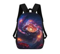 sinyumoney Cosmic Flower Bloom Mochila Escolar Infantil Impresa En 3D Para Niños, Mochila De Viaje De Alta Capacidad, Mochilas Para Libros De 17 Pulgadas Para Niños