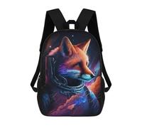 sinyumoney Cosmic Fox Astronaut Artwork Mochila De Viaje Para La Universidad Mochilas Para La Escuela/trabajo/viajes 17inch