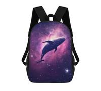 sinyumoney Cosmic Galaxy Whale Mochila Escolar Impresa En 3D Mochilas Informales Para Niños Mochila Escolar Impresa En 3D Para Niños De Primaria Y Secundaria 17inch