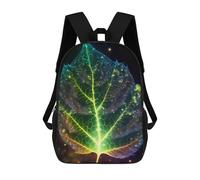 sinyumoney Cosmic Garden Leaf Mochila Escolar Mochilas Escolares Para Niñas Y Niños Mochila Con Bolsillo Mochila Escolar De Moda Mochila Infantil 17inch