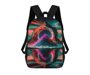 sinyumoney Cosmic Gateway Reflections Mochila Escolar Resistente Al Agua, Mochila De Viaje, Bolsa Para Computadora Para La Escuela/trabajo/viajes 17inch