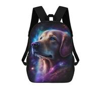 sinyumoney Cosmic Golden Retriever Art Print-1 Mochilas Escolares Para La Escuela Secundaria, Preparatoria, Universidad Y Viajes Para Niños/niñas/adolescentes 17inch